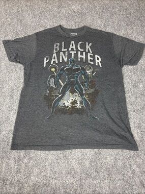 Marvel Black Panther Short Sleeve Tee - Charcoal